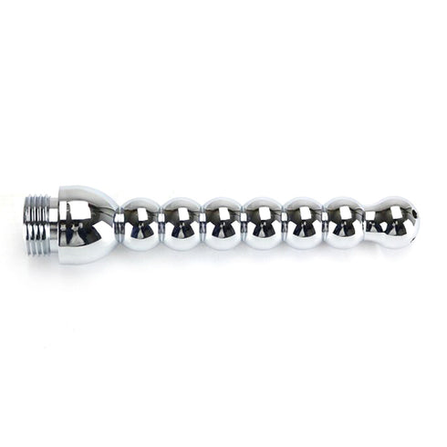 Metal Anal Douche Nozzle Beaded